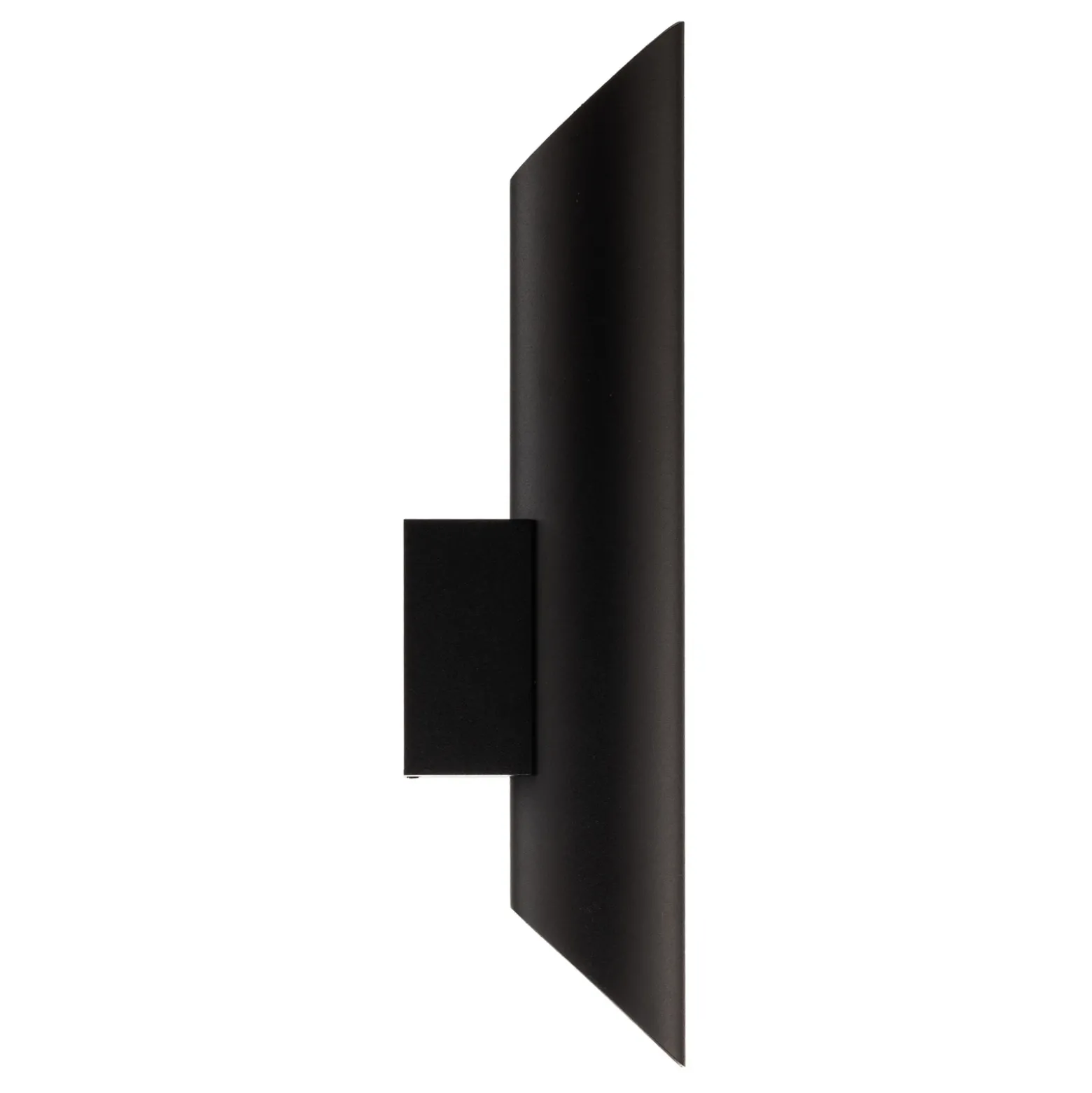 Aplique de pared Eye Cut, negro