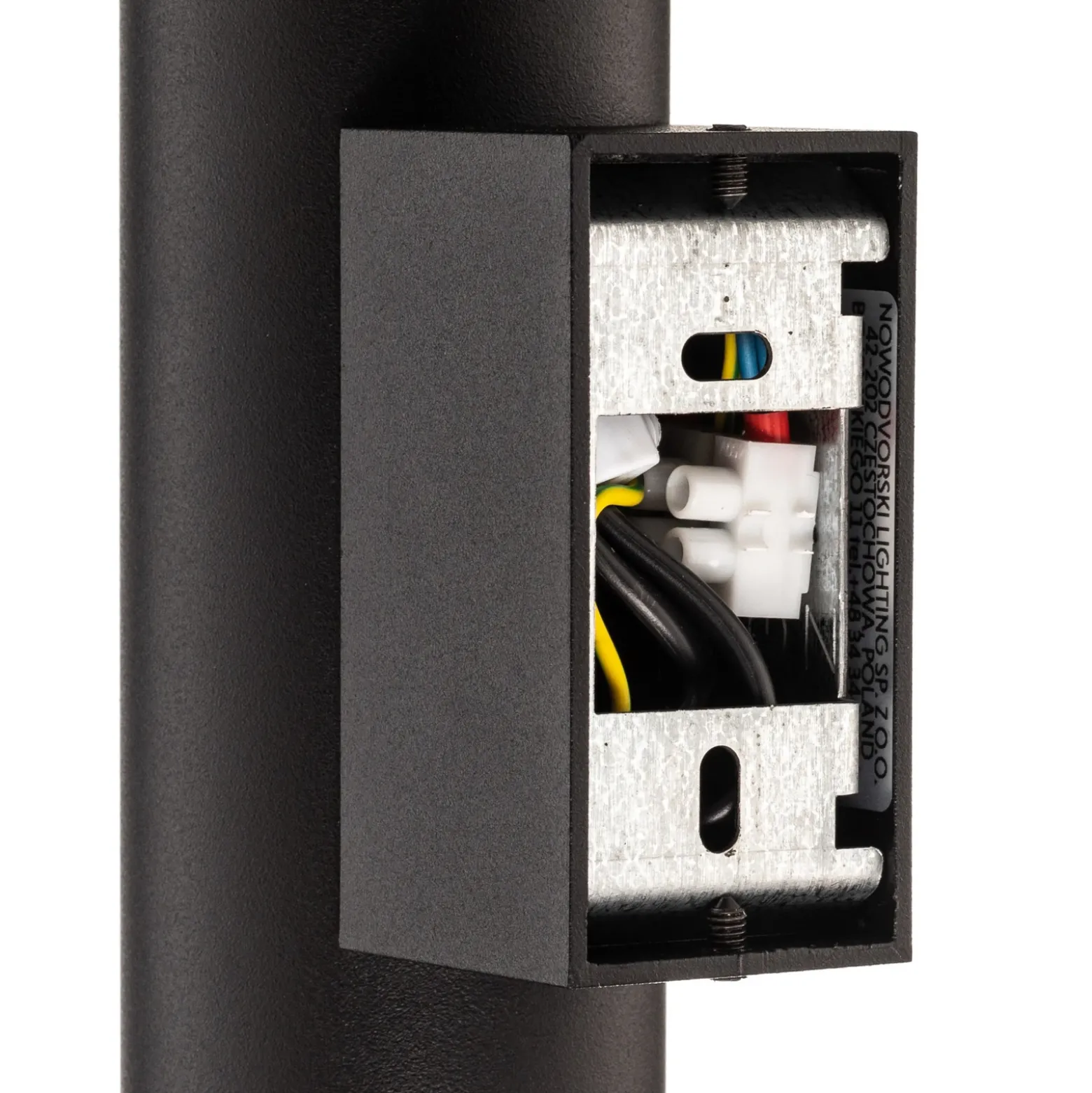 Aplique de pared Eye Cut, negro