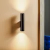 Aplique de pared Eye, negro
