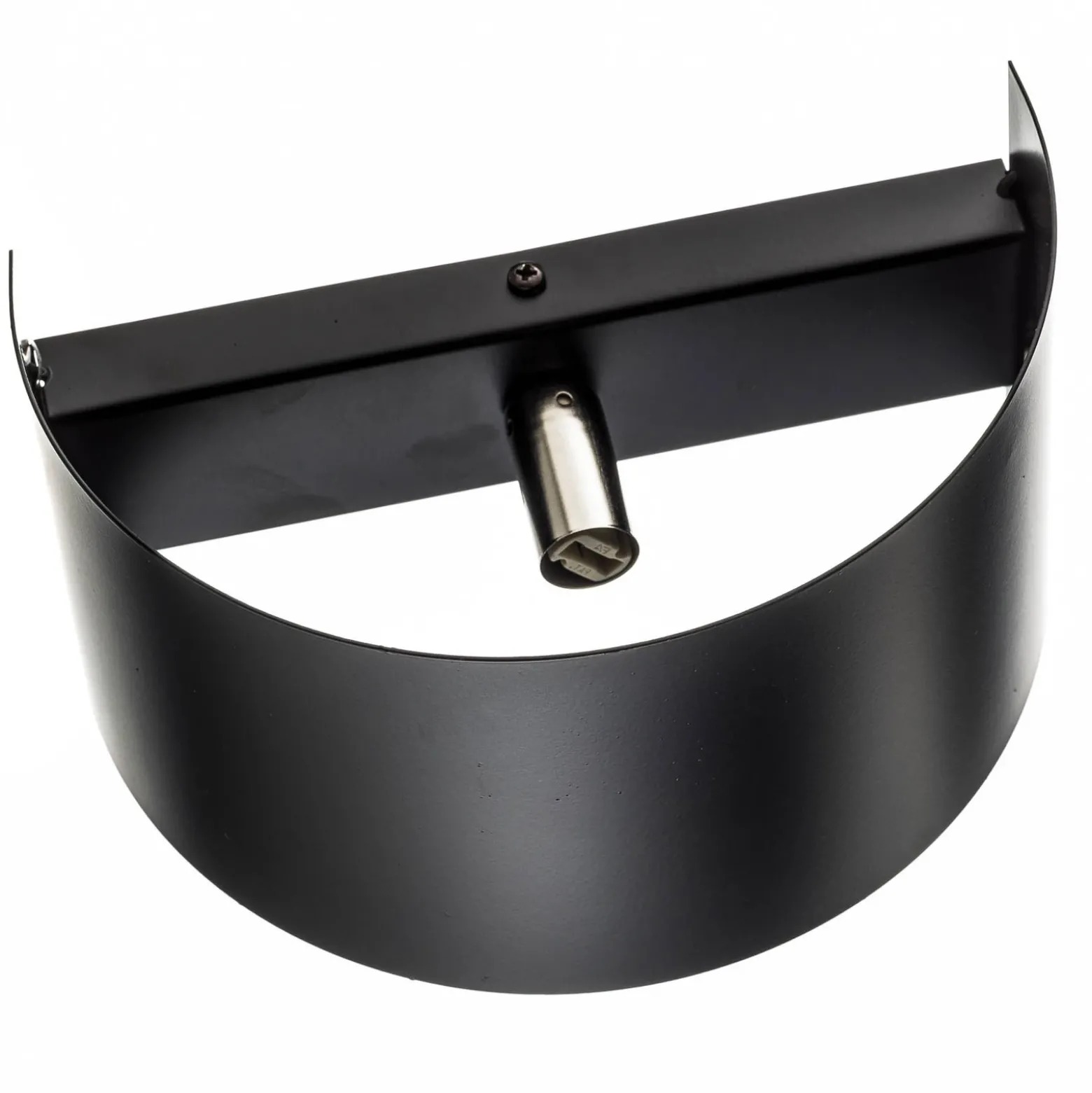 Aplique de pared Fold con pantalla curvada en negro