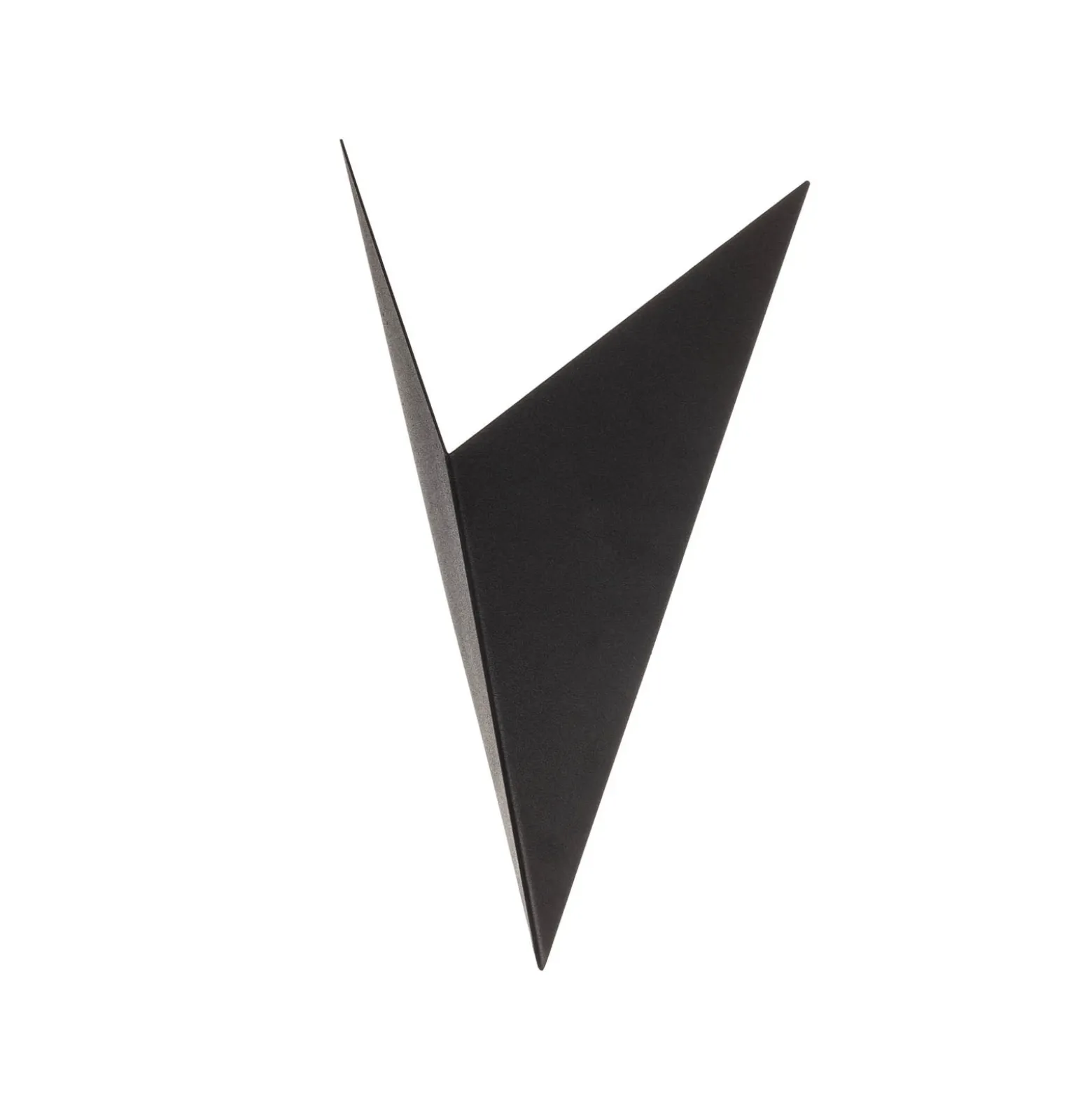 Aplique de pared forma 4, negro, 19 x 30 cm