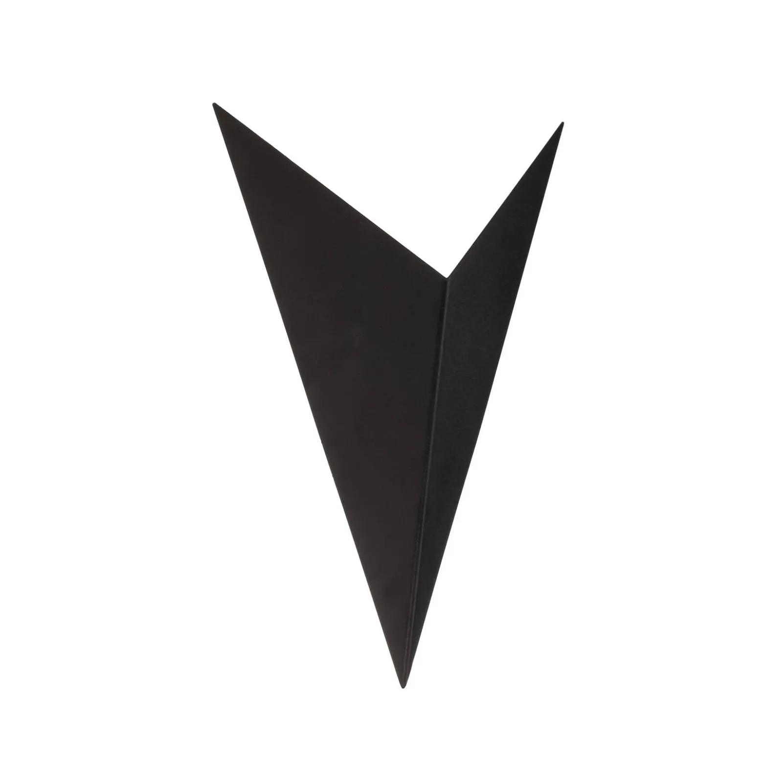 Aplique de pared forma 4, negro, 19 x 30 cm