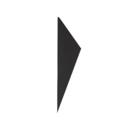 Aplique de pared forma 4, negro, 19 x 30 cm