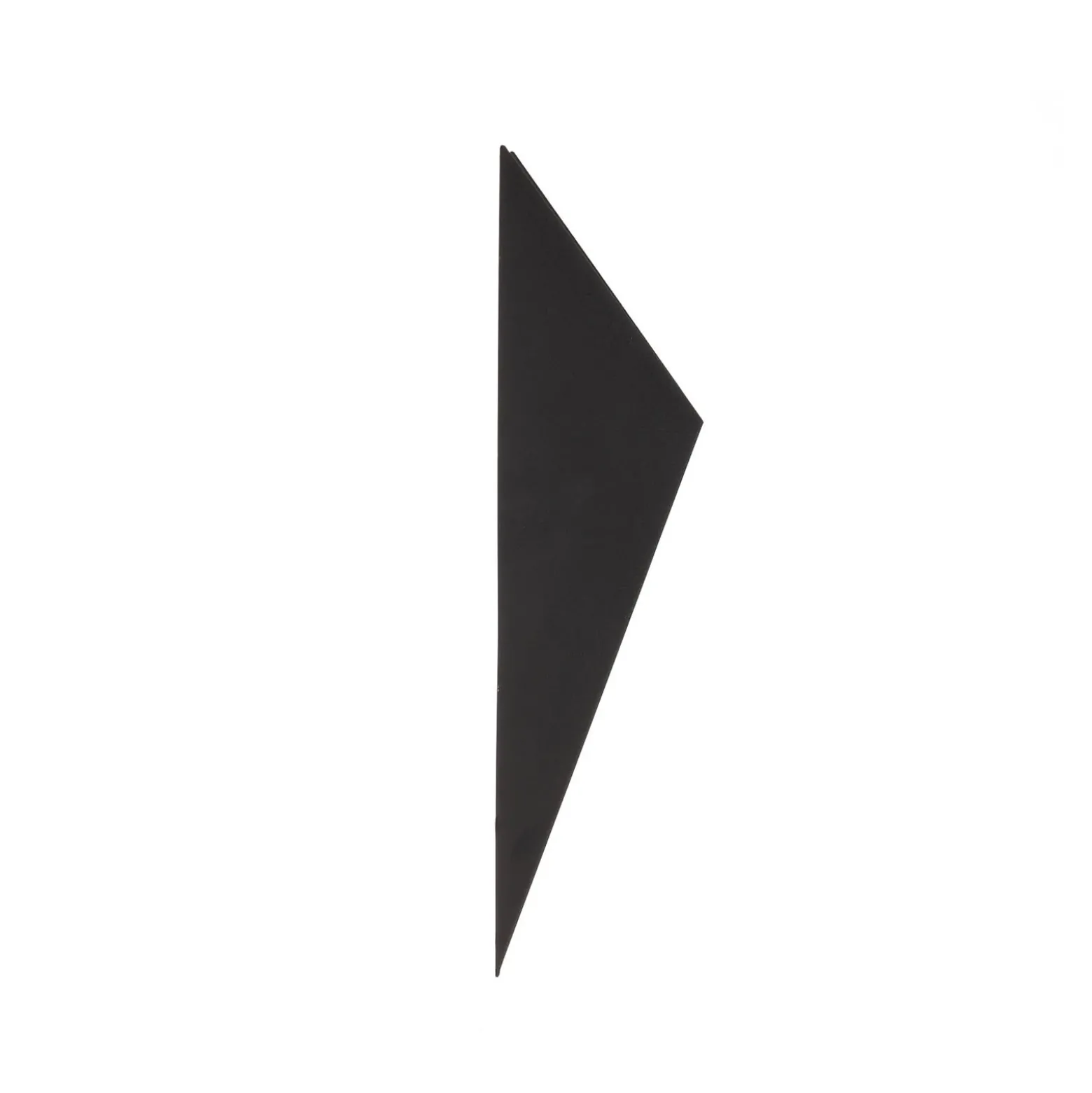 Aplique de pared forma 4, negro, 19 x 30 cm