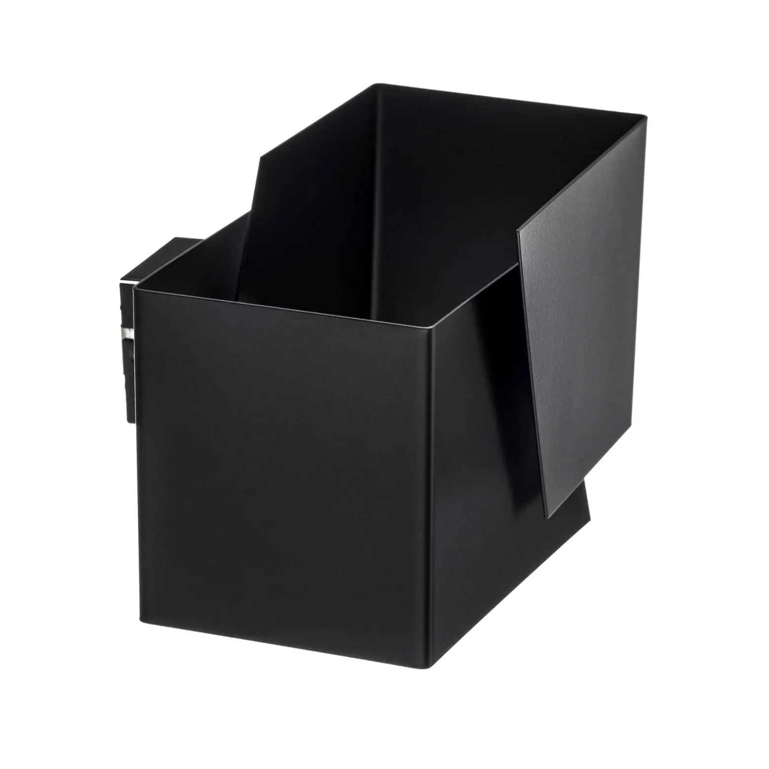 Aplique de pared Frost con forma angular, negro