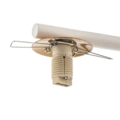 Aplique de pared Gama en blanco con bola de cristal