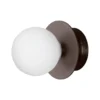 Aplique de pared Globen Lighting ART DECO, bronce/blanco Ø 16 cm IP44