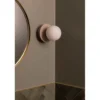 Aplique de pared Globen Lighting ART DECO, beige/blanco Ø 16 cm IP44
