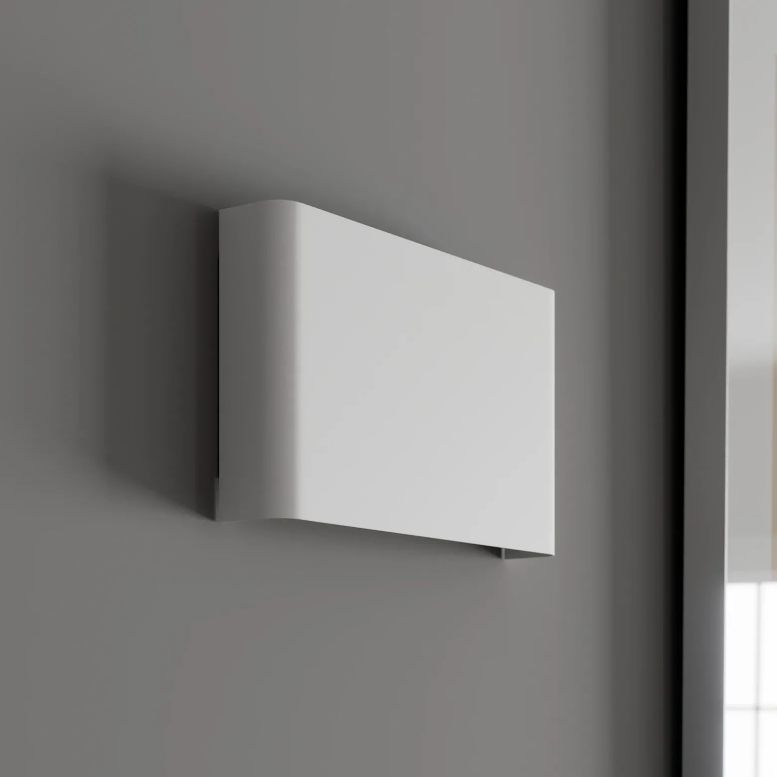 Aplique de pared Haga, blanco, metal, G9, arriba/abajo, 25,5 cm de ancho