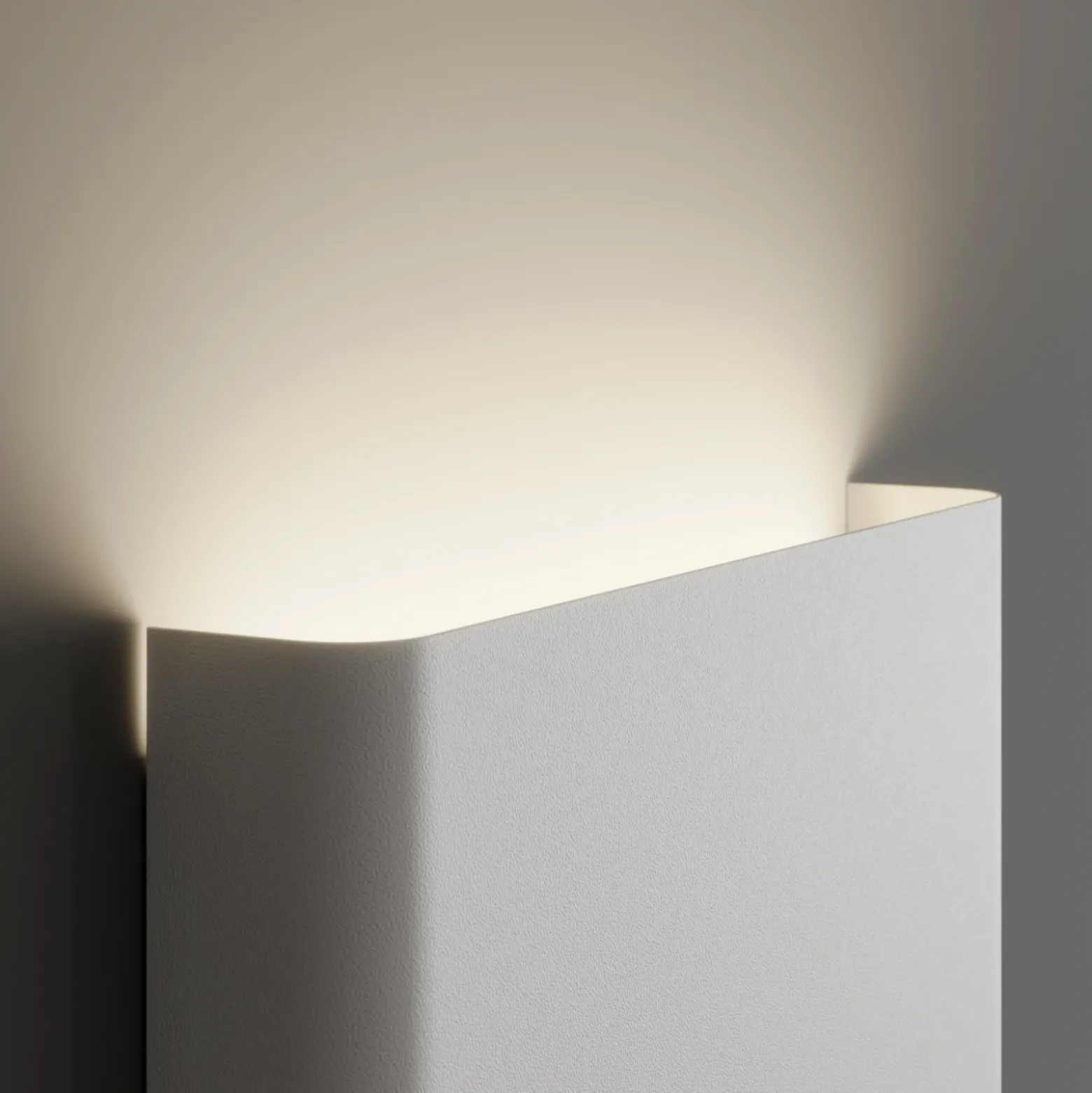 Aplique de pared Haga, blanco, metal, G9, arriba/abajo, 25,5 cm de ancho