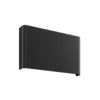 Aplique de pared Haga, grafito, metal, G9, arriba/abajo, 25,5cm ancho