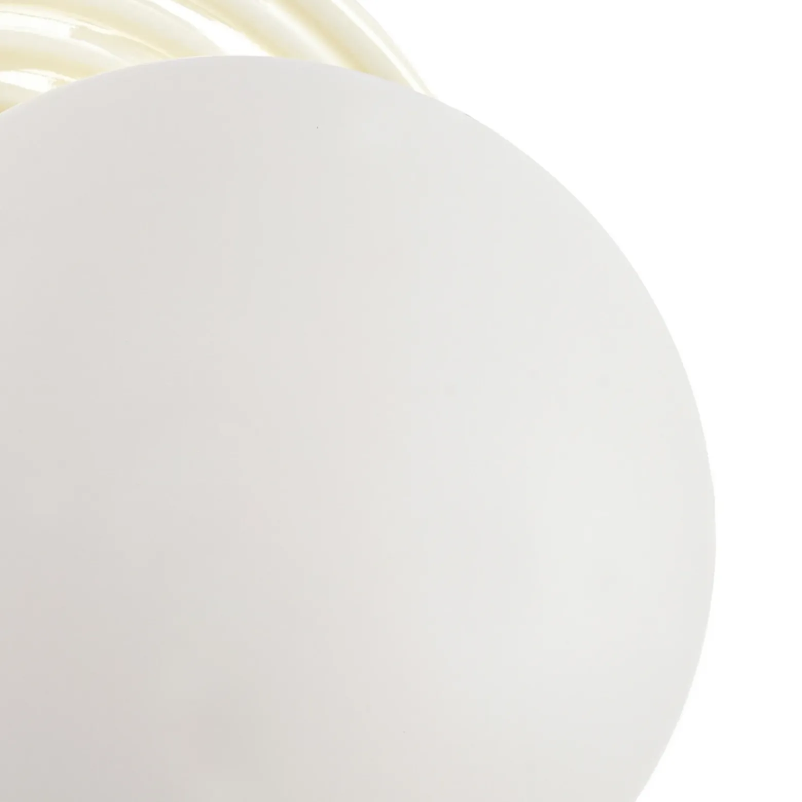 Aplique de pared Harriet de Lindby, beige/blanco, cerámica, Ø 22 cm, G9