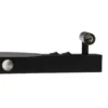 Aplique de pared Hotel Mood B, negra, metal, G9