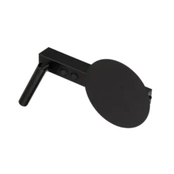 Aplique de pared Hotel Mood B, negra, metal, G9