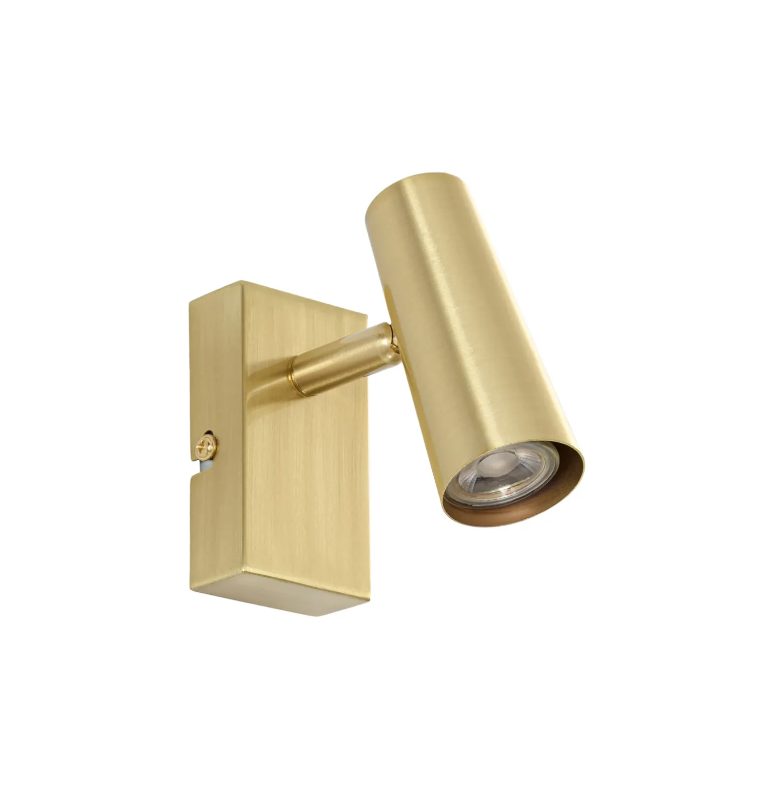 Aplique de pared Iluna de Lindby, 1 luz, latón, metal, GU10