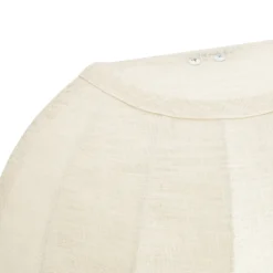 Aplique de pared infantil Lindby Aeris, beige, 44 cm, tejido, E27