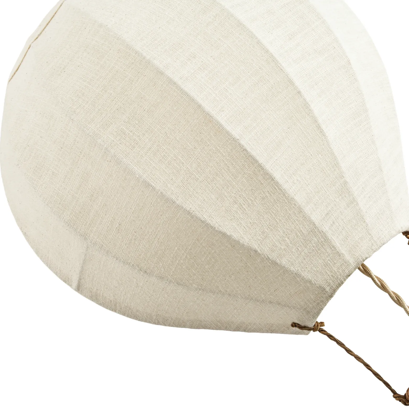 Aplique de pared infantil Lindby Aeris, beige, 44 cm, tejido, E27