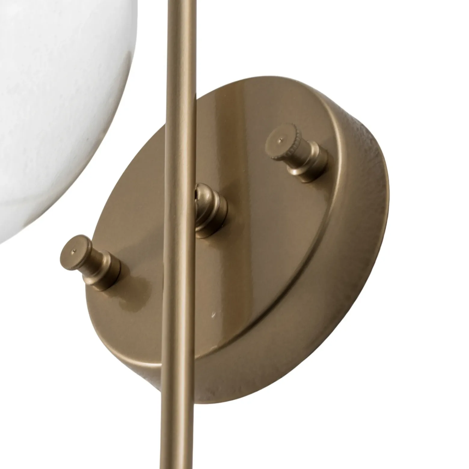 Aplique de pared Jewel, dorado, cristal, altura 36 cm, E14