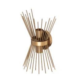 Aplique de pared Kirpi 3092 ancho 23cm oro