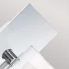 Aplique de pared Kolt IP44 con doble pantalla de cristal, 1 luz