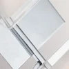Aplique de pared Kolt IP44 con doble pantalla de cristal, versión de 2