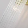 Aplique de pared Lara, altura 56 cm, dorada/transparente, vidrio/metal
