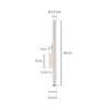 Aplique de pared Laser, blanco