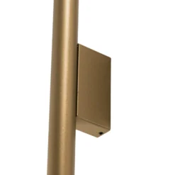 Aplique de pared Laser, dorado, metal, 40 cm de alto, G9