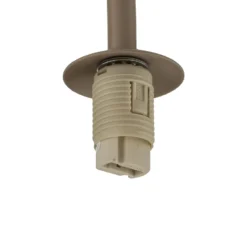 Aplique de pared Lava, beige, cristal, altura 21 cm, G9