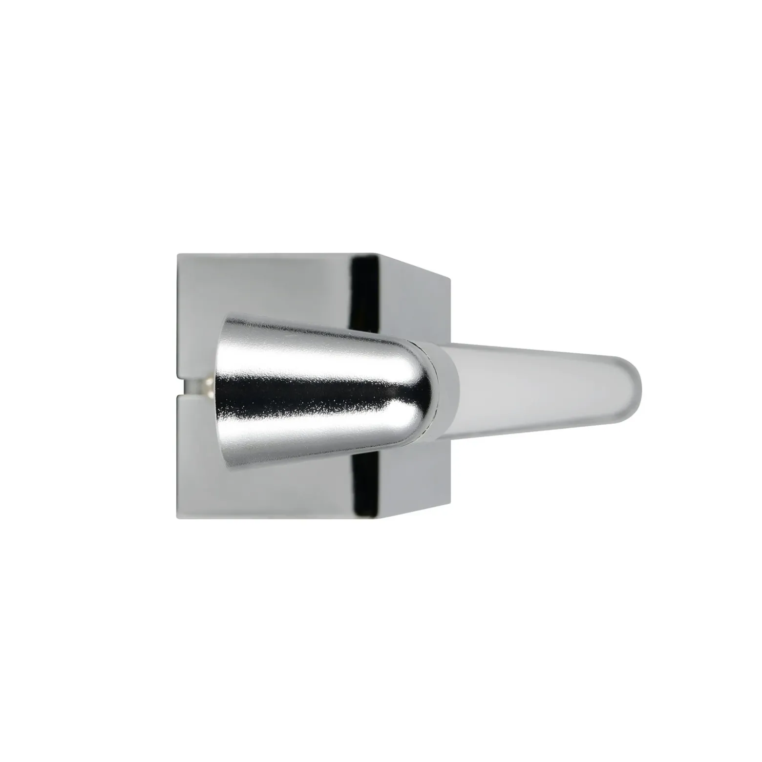 Aplique de pared LED Alberto, cromado, 71 cm de ancho, metal, IP44
