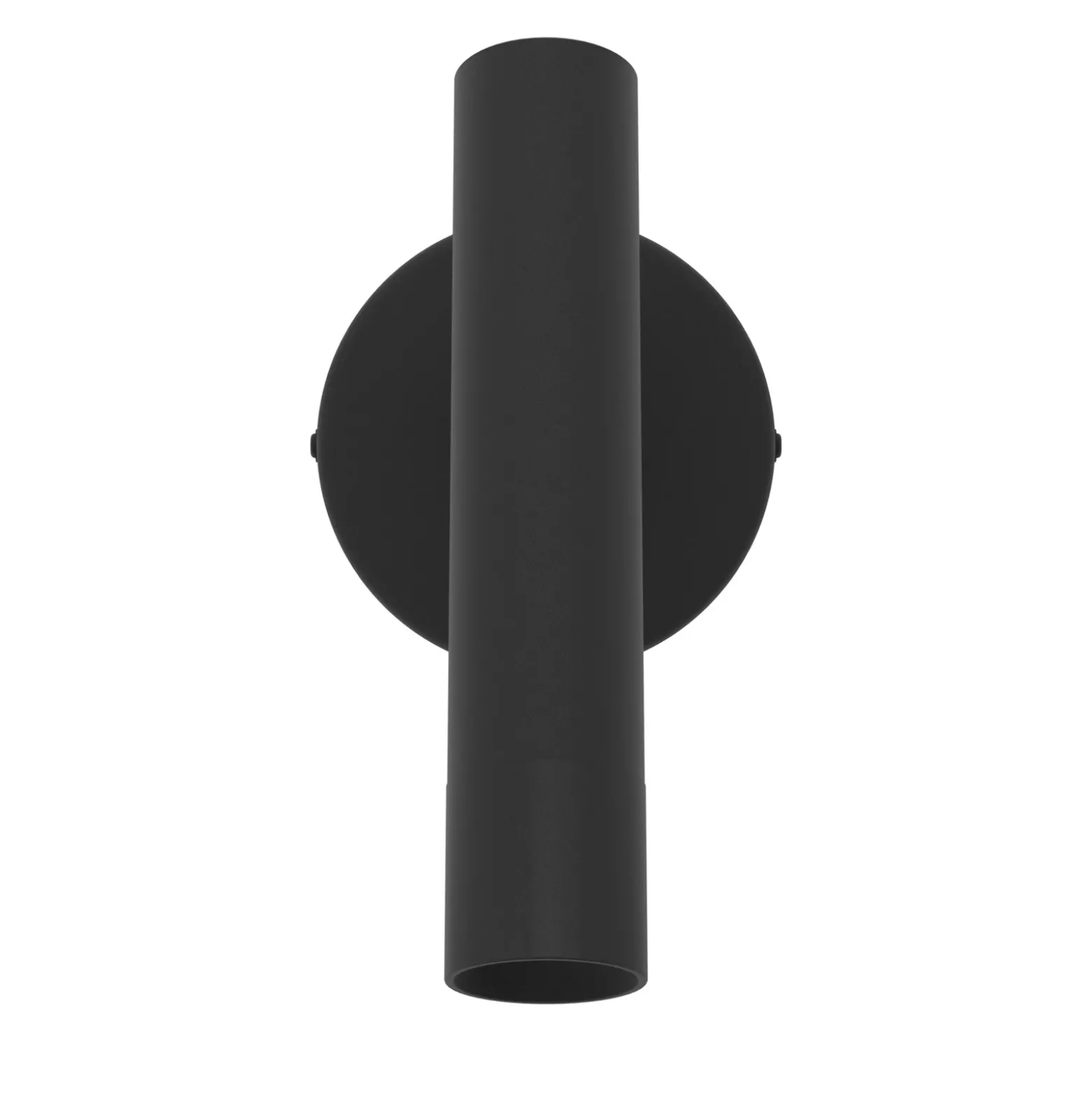 Aplique de pared LED Almudaina, negro, 11 cm de ancho, acero
