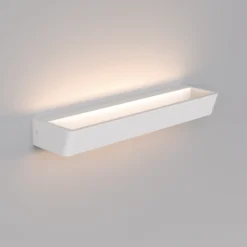 Aplique de pared LED Altea, ancho 50 cm, blanco, arriba/abajo, aluminio