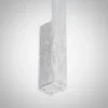 Aplique de pared LED Arcchio Ivano, altura 43 cm, aluminio cepillado