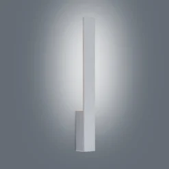 Aplique de pared LED Arcchio Ivano, altura 43 cm, aluminio cepillado