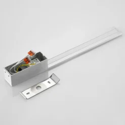 Aplique de pared LED Arcchio Ivano, altura 43 cm, aluminio cepillado