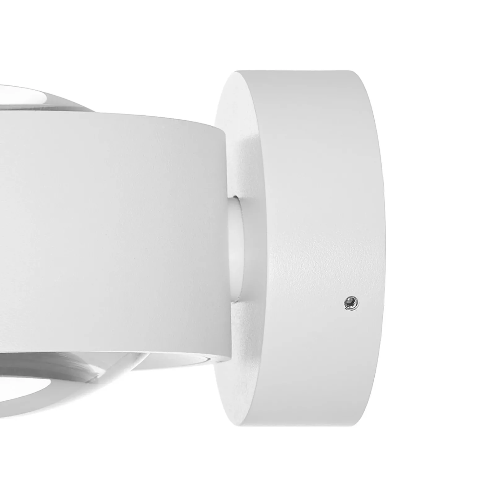 Aplique de pared LED Arcchio, Linse, arriba/abajo, blanco, metal