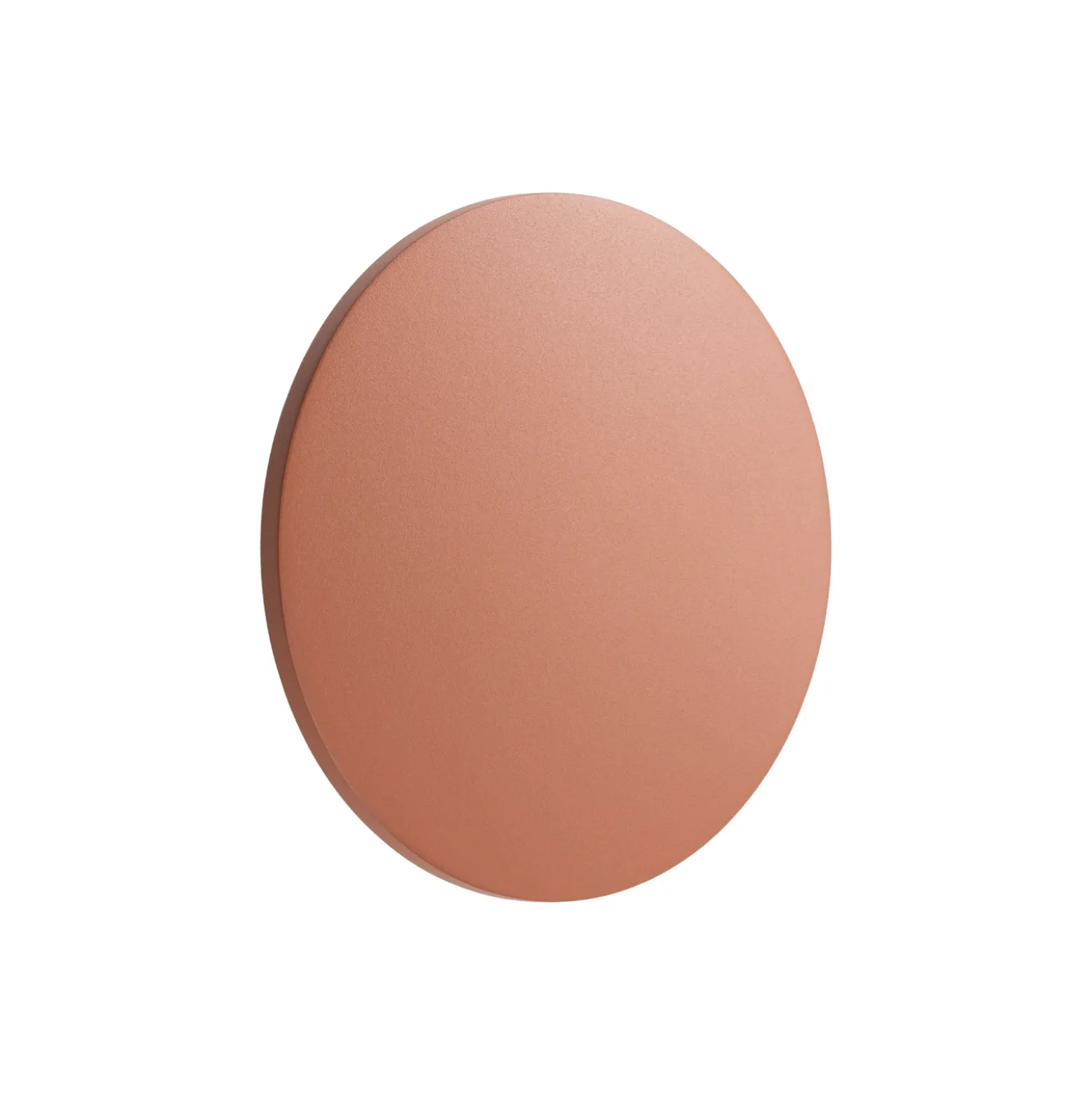 Aplique de pared LED Aria M, rojo ladrillo, aluminio, Ø 18 cm