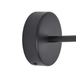 Aplique de pared LED Avelina de Lucande, gris humo