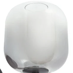Aplique de pared LED Avelina de Lucande, gris humo