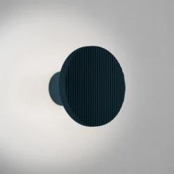 Aplique de pared LED Bover Arid A/01 gris azulado CCT 2200-2700 K IP44
