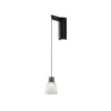 Aplique de pared LED Bover Drip A/01, cristal esmerilado, 2700 K