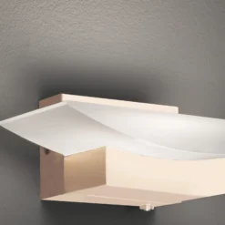 Aplique de pared LED Bowl TW, CCT Ancho 20 cm, color arena