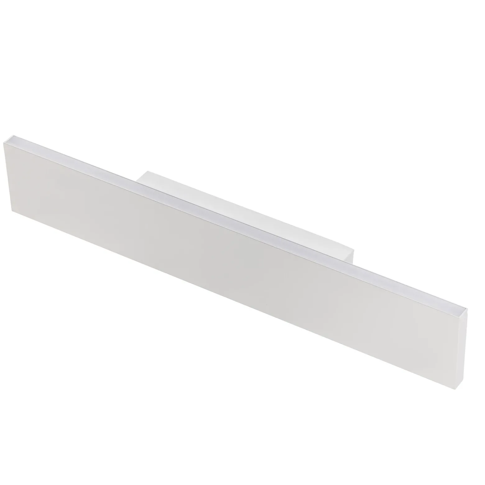 Aplique de pared LED Concha 47 cm, blanco