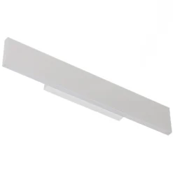 Aplique de pared LED Concha 47 cm, blanco