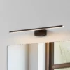 Aplique de pared LED Conettilla, negra, ancho 60 cm, IP44, CCT