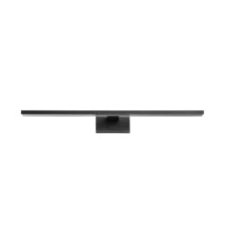 Aplique de pared LED Conettilla, negra, ancho 60 cm, IP44, CCT