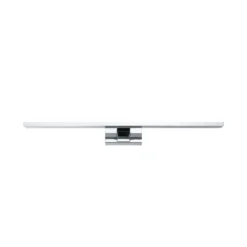 Aplique de pared LED Conettilla, color cromado, ancho 60 cm IP44 CCT