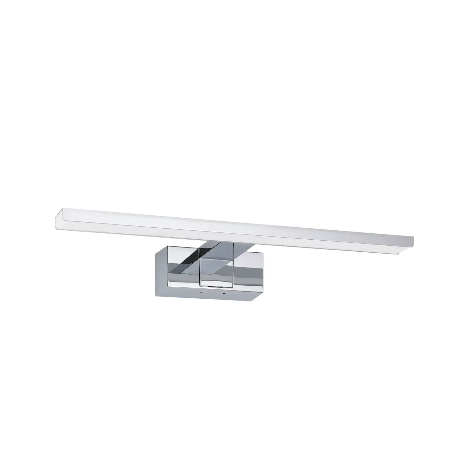 Aplique de pared LED Conettilla, color cromado, ancho 40 cm IP44 CCT