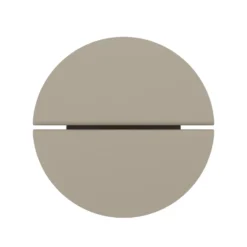 Aplique de pared LED EGLO PIANOSA, beige, Ø 18 cm, IP44, CCT