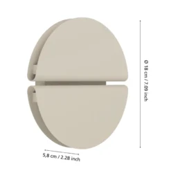 Aplique de pared LED EGLO PIANOSA, beige, Ø 18 cm, IP44, CCT